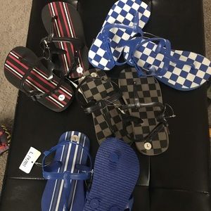 Toddler flip flop bundle NEW